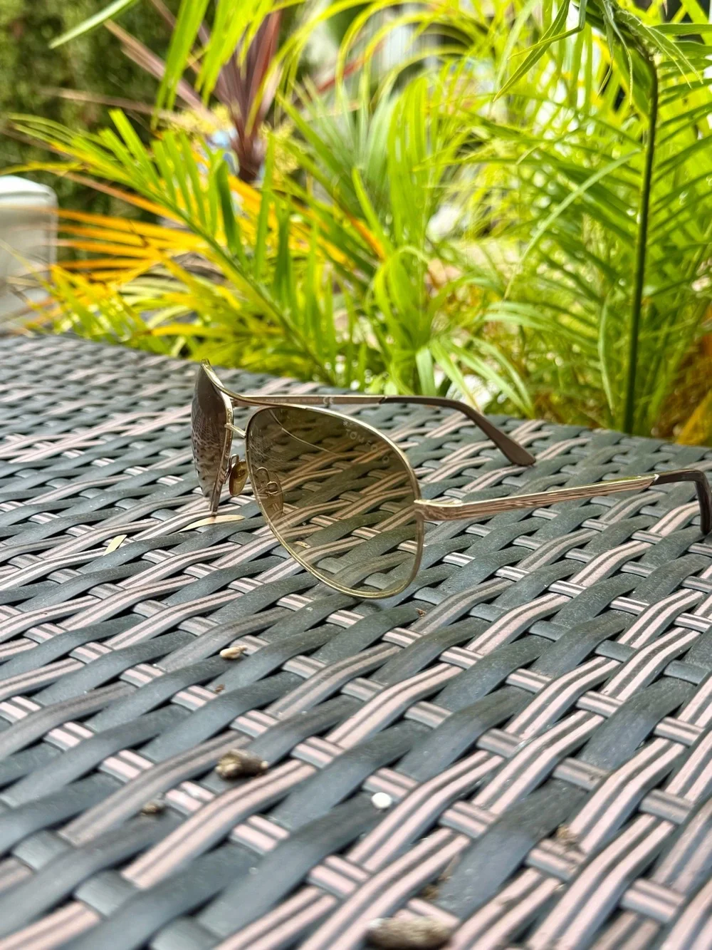 Tom Ford “Charles” TF35 Aviator Sunglasses - Brown Tint